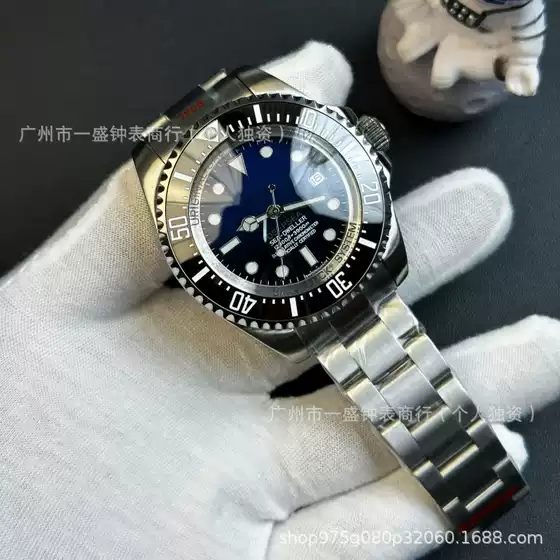 Cross-Border Laojia Ghost King Gradient Green Vsf Factory Ceramic Bezel C Factory Deep Waterproof Luminous Automatic Mechanical Watch Wholesale