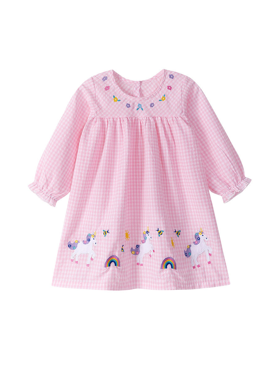 Autumn Baby Girls' Dress, [Style] Kids' Skirt, Cartoon Cute Girls' Dress