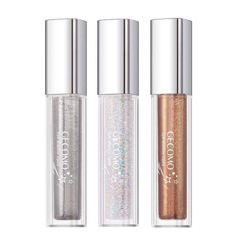 GECOMO Gemeng Streamer Brilliant Color Eye Shadow Pearlescent Super Flash Sequin Brightening Highlight Silkworm Liquid Eye Shadow Wholesale