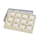 Flannel 12 grid watch bracelet pillow plate jewelry storage jewelry display rack jewelry storage box manufacturers direct supply