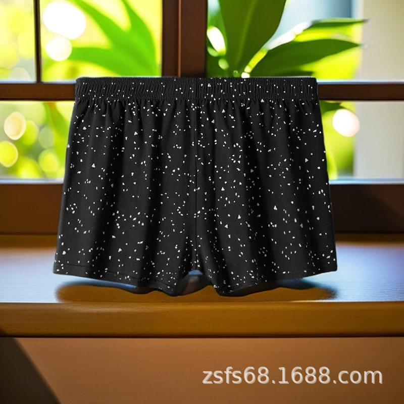 Men's Star-Split Arlo Pants Comfortable Breathable Pure Cotton Shorts Loose Mid-Waist plus size Home Pants Corner Pants