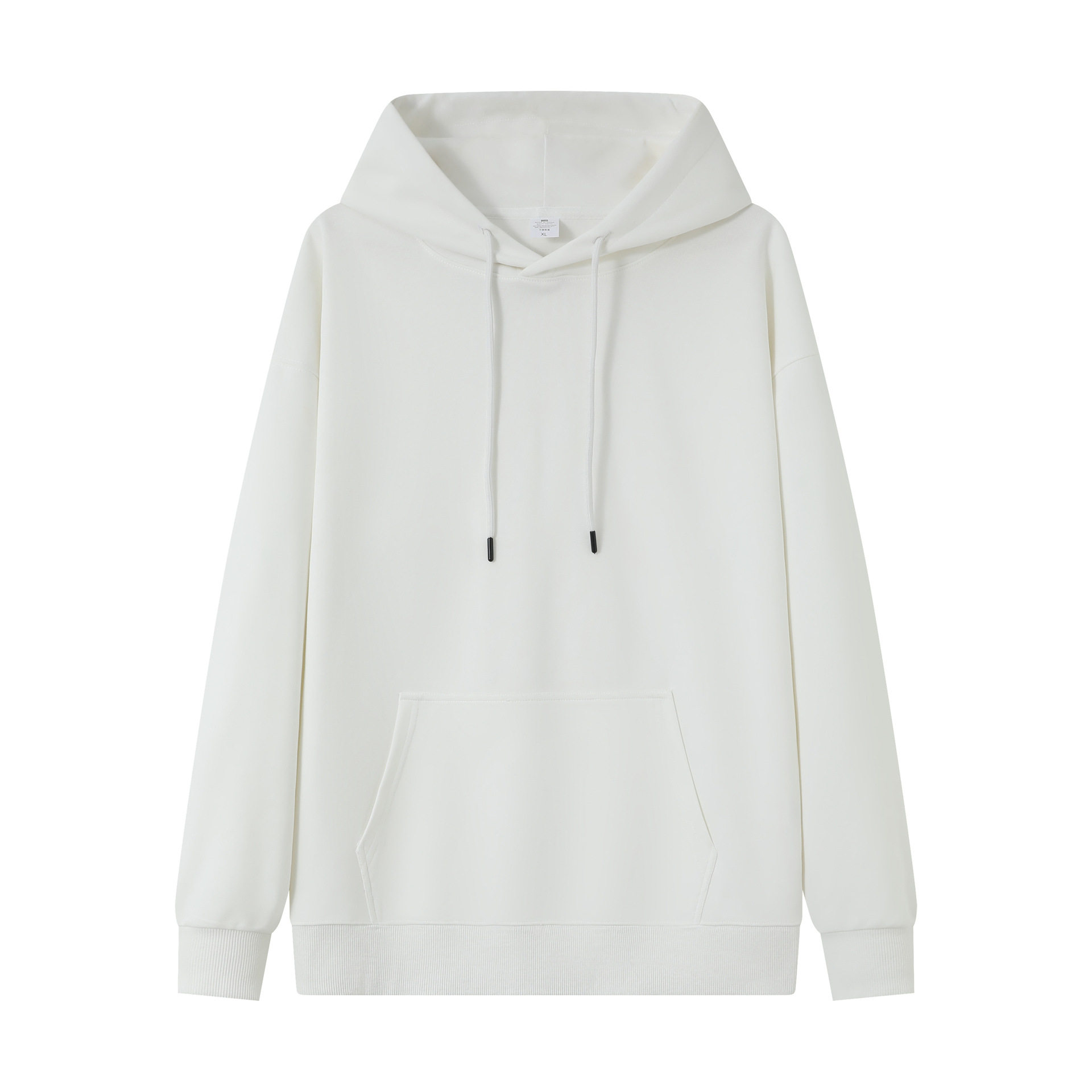 秋冬300g重磅连帽卫衣华棉纯色双层帽加绒潮牌休闲宽松卫衣上衣女