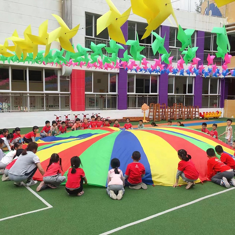 彩虹伞幼儿园户外道具儿童早教教具感统训练玩具体智能活动器材