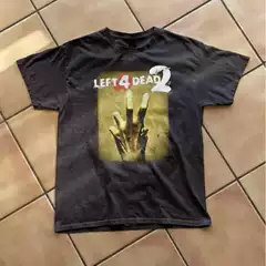 Specially Designed for Cross-Border Cotton Left 4 Dead 2 t Shirt Vintage Grunge Graphic Opium