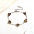Silver Bracelet [Yellow Brown]