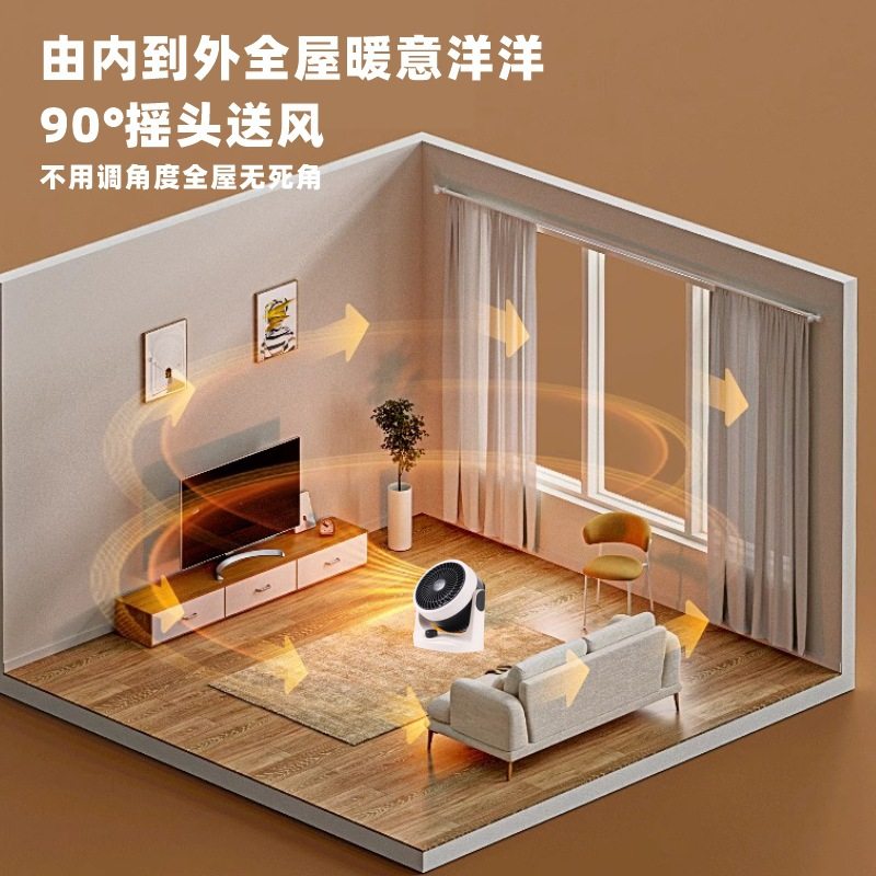 Yangzi New Heater Small Desktop Sun Heater for Office, Home, Bedroom, Dormitory, Fast Heating, Energy-Saving Heater