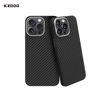 Kzdoo Is Suitable for Apple 17 Mobile Phone Case, Kevlar Carbon Fiber Mobile Phone Case, Iphone17Pro Max Protective Case