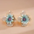 Silver Needle - Beige - Blue