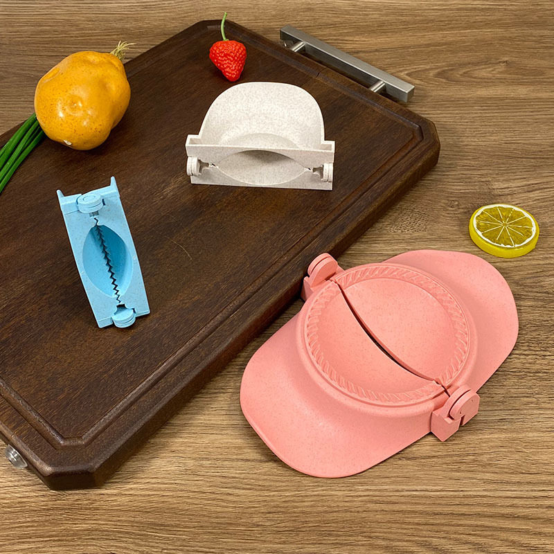 Wheat straw dumpling wrapper dumpling wrapper kitchen gadget dumpling mold household manual dumpling artifact