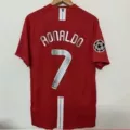 07-08 Manchester United Home Champions League #7 Ronaldo