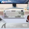 Attack shark K86 three-mode RGB keyboard business gray blue whale shaft