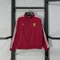 Burgundy Spain Windbreaker