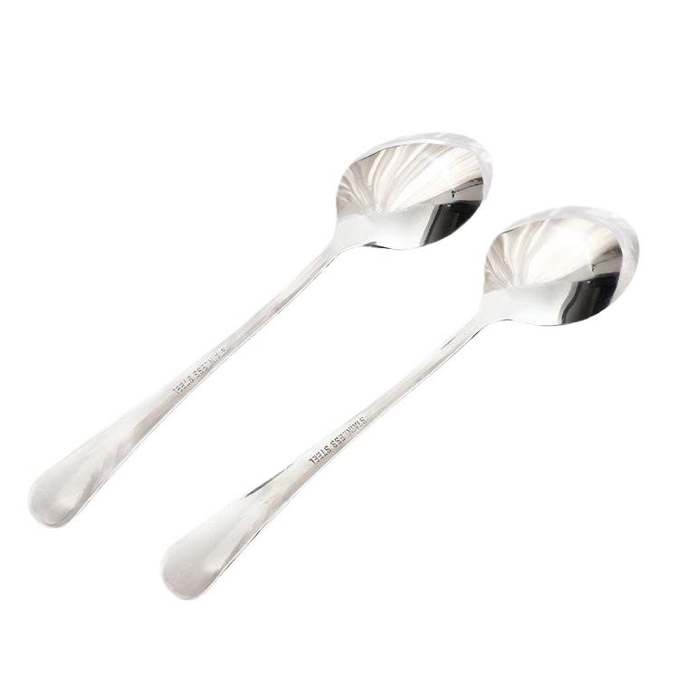 Stainless steel spoon cutlery knife and fork spoon long handle coffee spoon children's soup spoon home gift
