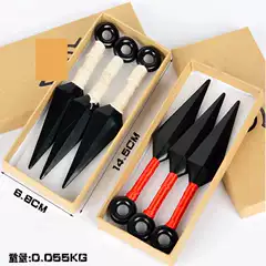 Anime Ninja Kunai Naruto Leaf Plastic Throwing Darts Small Set Shuriken Anime In Stock Wholesale Akatsuki