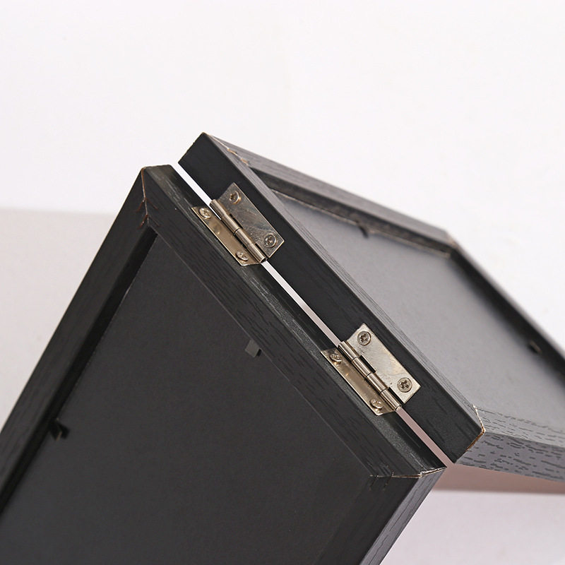 Simple Wooden Folding Two-Panel Horizontal Frame Creative Display Stand for Couple Photos 6inch Photo Studio Frame Decoration Wholesale