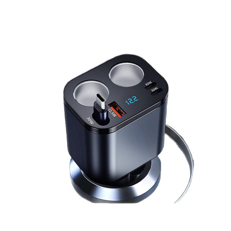 Car Charger Car Super Fast Charging Apple 1716 Huawei Extended Charging Head Cigarette Lighter Converter