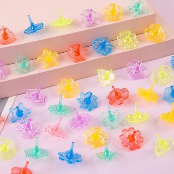 Gyro Kidsren's Gemstone Toy Crystal Acrylic Colorfulful Crystal Gyro Baby Kindergarten Prize Gift