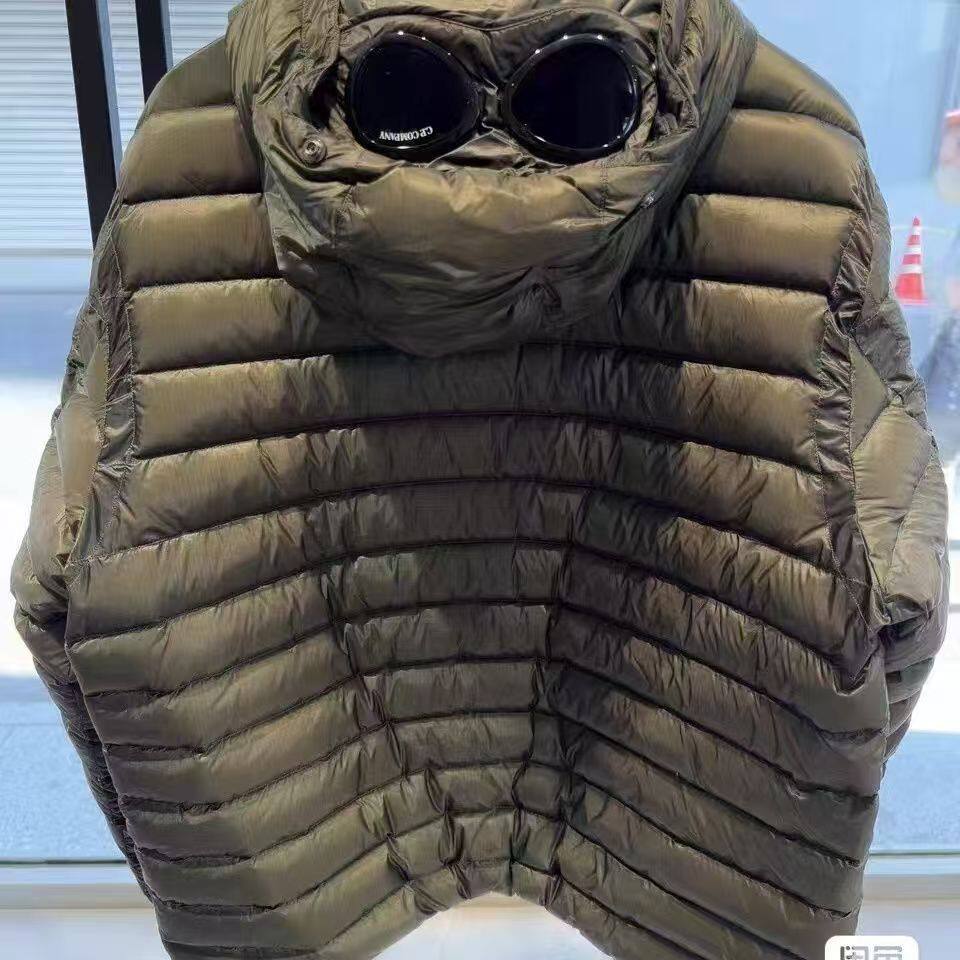 2025 Outer Wear C Handsome P Ultra-Thick Popular Wear-Resistant High Street Korean Version New Mirror Three-Zipper Outdoor down Jacket