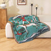 Factory Ready-Made Pet Oil Painting Tapestry Cotton Thread Office Nap Blanket Scandinavian Style Woven Jacquard Craft Customization