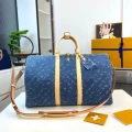 Denim blue 45 travel bag