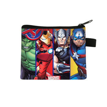 New Marvel Series Coin Purse, Student High-End Large-Capacity Card Holder, Children's Mini Earphone Bag, Storage Pouch