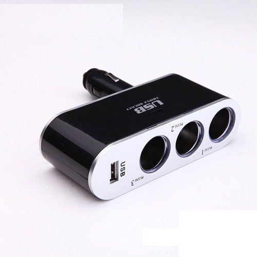 Car one minute two cigarette lighter dual USB car phone charger