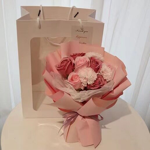 バラカーネーションミックス + ショーウインドーバッグ