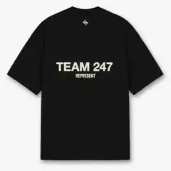 486-Represent National Trend Couple Letter Hip-Hop T-Shirt Large Size Men's Short-Sleeved Summer Loose Trendy Brand Fat Man