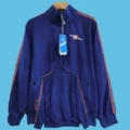 Asen retro embroidered windproof and rainproof windbreaker blue 3
