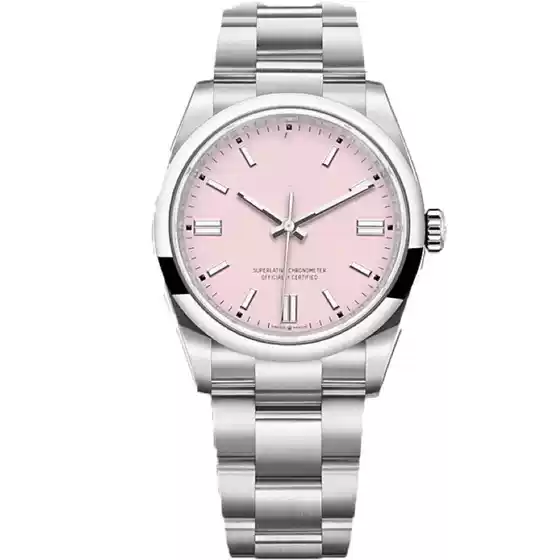 2023 Cross-Border Couple Model Business Laojia 3-Pin Quartz Steel Band Watch Manufacturer Supply Can Be Shipped on Behalf of One Piece