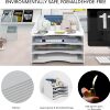 Office Desktop Storage File Rack Multi-Layer A4 Folder File Column Countertop Storage Box Removable Storage Rack