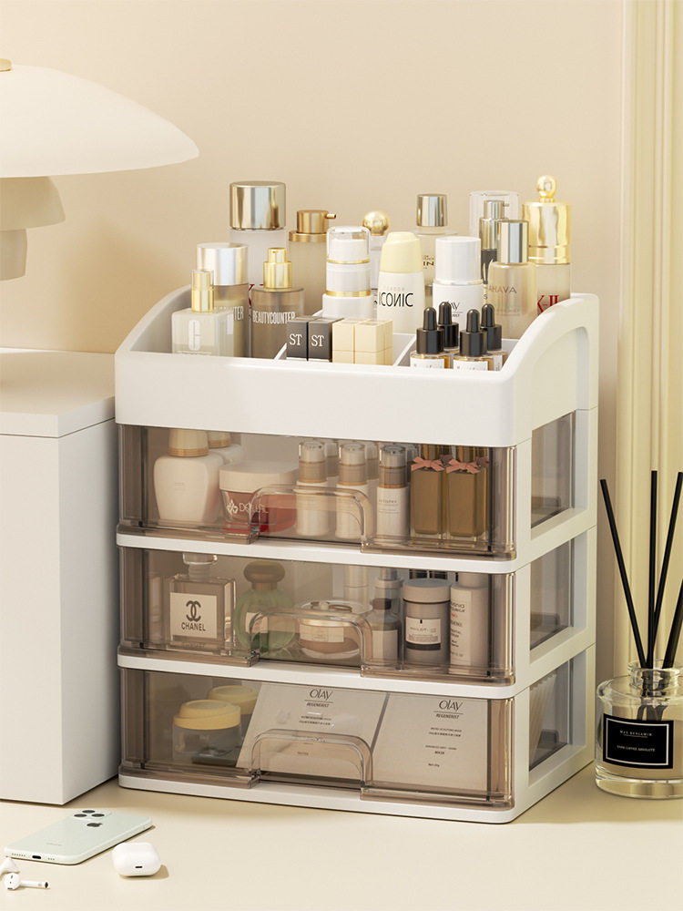 Cosmetics Storage Box, Dresser, Drawer-Type Storage Rack, Desktop Lipstick, Skin Care Products, Sundry Storage Box