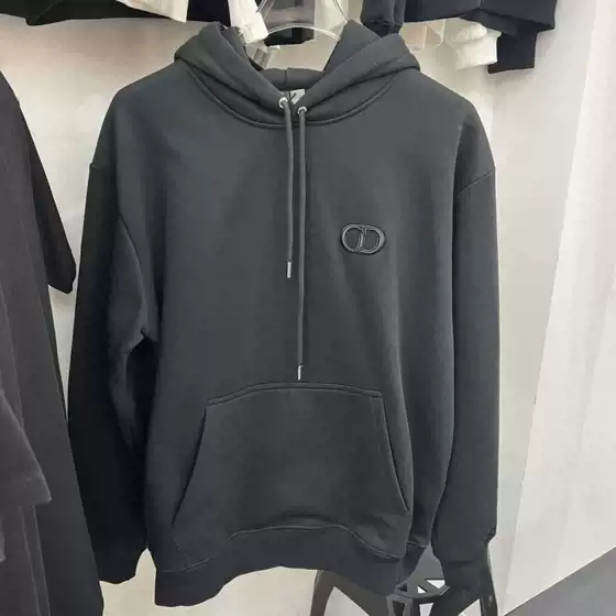 Autumn and Winter New European Style Sweatshirt Casual Fashion Delivery Letter Loose Embroidery Hooded Plus Velvet Long Sleeves Ready for Europe and America