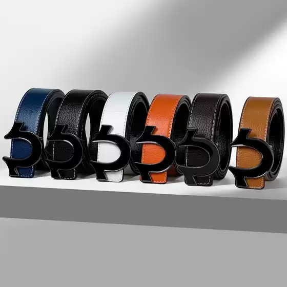 Wholesale Cross-Border Popular Men's Belts, Retro Waist Accessories, Fashionable Girdle Belts, Men's Business Belts