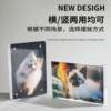 Cross-Border Acrylic Magnetic Card Brick Photo Frame Display Stand 5-Inch 6inch 7inch Creative Double-Sided Crystal Transparent Display Frame