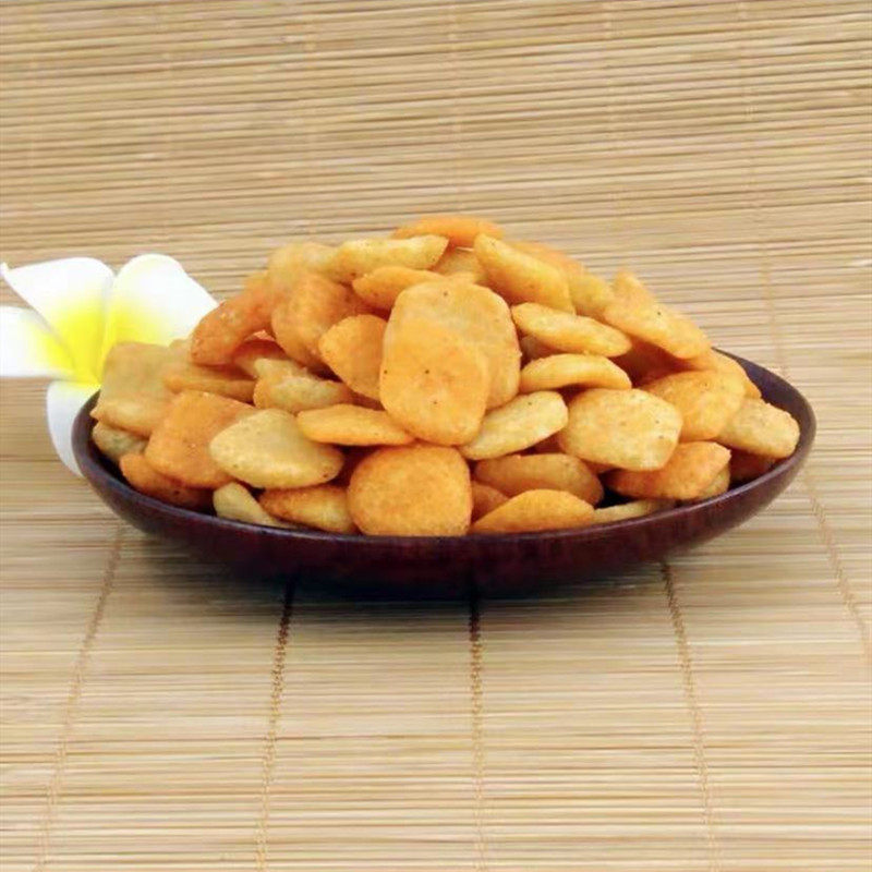 Tejiali 82g Nanjing Salted Duck Flavor Oil-containing Puffed Food 1 Bag 10 Packs Delicious Crunchy