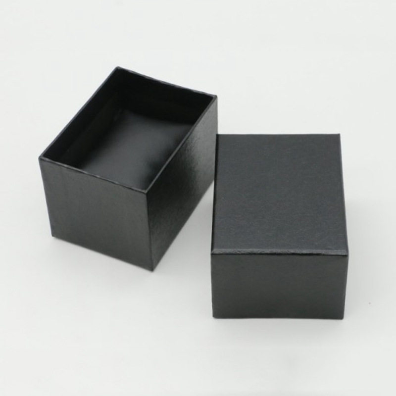 Fashion litchi grain watch box simple paper box heaven and earth cover bracelet jewelry packaging gift storage box LOGO