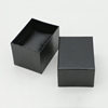Fashion litchi grain watch box simple paper box heaven and earth cover bracelet jewelry packaging gift storage box LOGO