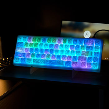 XVX M67 Light Myth Selected Wired Mechanical Keyboard IMD Contour 2.0 Keyboard Game Electronic Competition 68 Matching