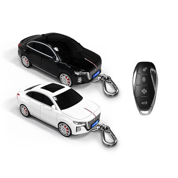 Suitable for Hongqi H5 key set Zhiling bird car model key plastic protective case with light creative gift