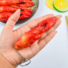 Crayfish Keychain Pendant Simulation Food Model Stereo Spicy Crayfish Props Ornaments Promotional Gifts