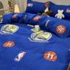 Lakers Warriors Kobe Bedding Basketball Fans Four-piece Set Boys Student Dormitory Three-piece Bed Sheet Quilt Cover