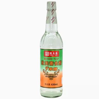 Guangdong Free Shipping Full Box of 12 Bottles of Zhimeizhai 9 Degree Rice Vinegar Soaked Egg Vinegar Soaked Chicken Feet Peel Water Raw Material 630ml