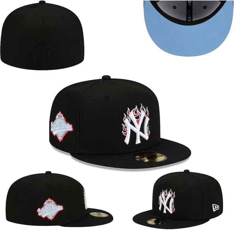 2024 foreign trade new fashion men's and women's baseball cap fully enclosed youth hip hop wide brim dome size cap