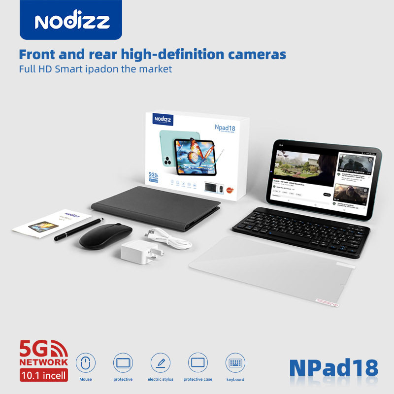 跨境热销10.1寸安卓平板电脑高清 IPS全面屏幕wifi+SIM通话Npad18
