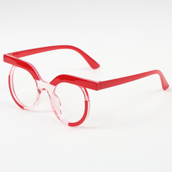 Personalized Owl Anti-Blue Light Glasses, Fashionable Niche Large Frame Street Photography Glasses Frame, Trendy Party Decorative Flat Glasses