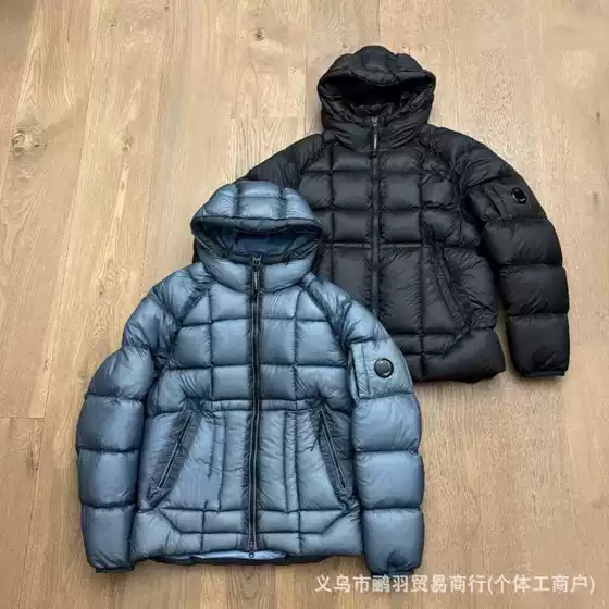 Cross-Border Cp Autumn and Winter New Casual Thickeneded Bread Jacket down Jacket Hooded Cold-Proof Windproof Warm Jacket