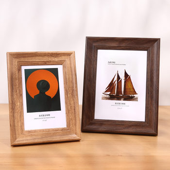 Retro Photo Frame Table 6 Inches 7 Inches 8inch 10inch A4 Modern Simple Picture Frame Living Room Thickeneded Stereo Photo Frame Table