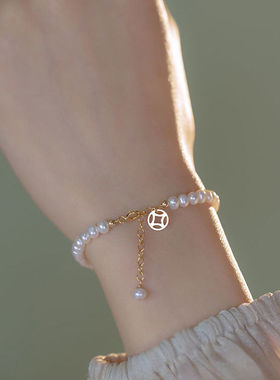 财运福气幸运手串依好合金ins