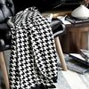 Nordic Style Houndstooth Blanket Board Room Sofa Blanket Soft Blanket Knitted Blanket Wool Leisure Blanket